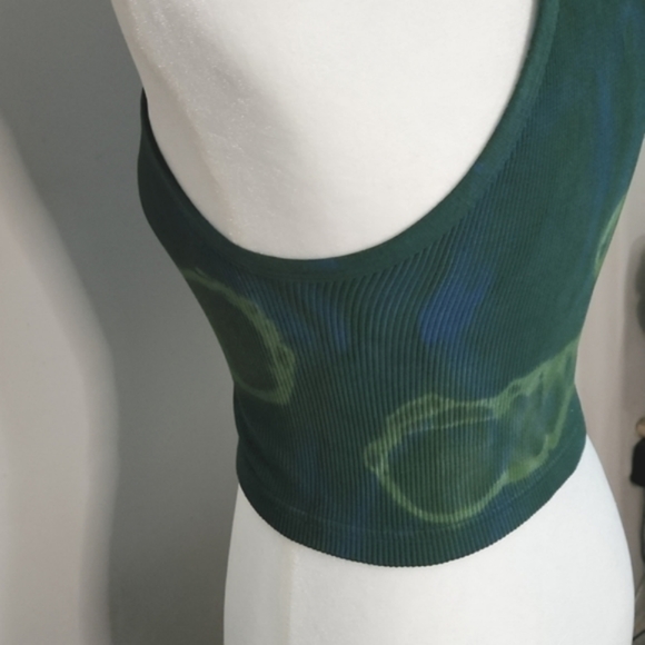 Nwot Free People Movement Happiness Runs Custom Tie Dye Crop Top - Picture 6 of 11
